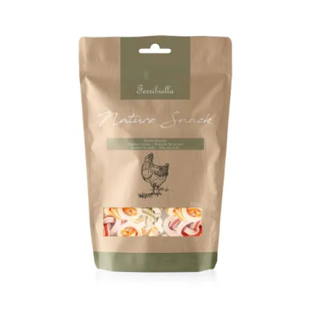 Smaczki dla psa Ferribiella naturalne, drobiowe pętelki 80 g
