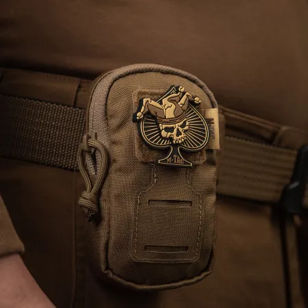 Naszywka Patch M-Tac Ace of Spades 3D PCV coyote