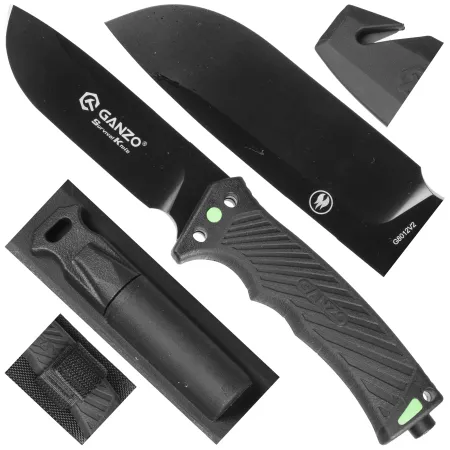 Nóż o stałej klindze Ganzo G8012V2-BK