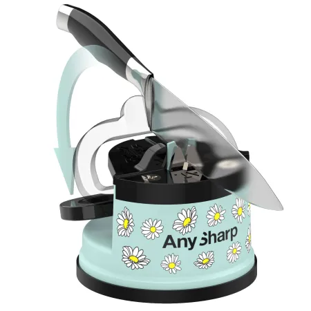 Ostrzałka AnySharp classic niebieska w stokrotki