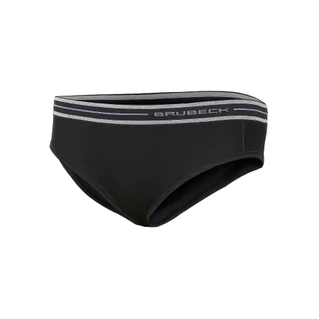 Majtki hipster Brubeck ACTIVE WOOL czarne