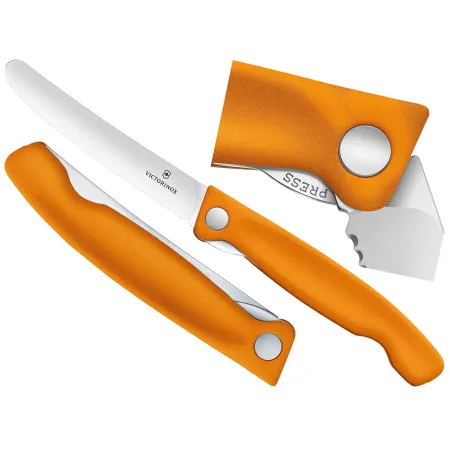 Nóż Victorinox Swiss Classic 6.7836.F9B ząbkowany, pomarańczowy, składany
