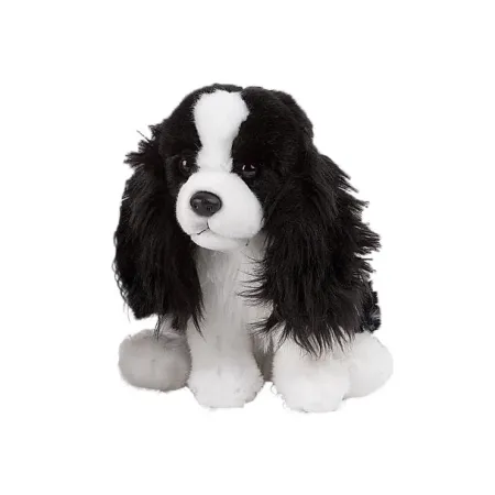 Maskotka Cavalier-King-Charles Nature De Brenne 32 cm czarno-biały