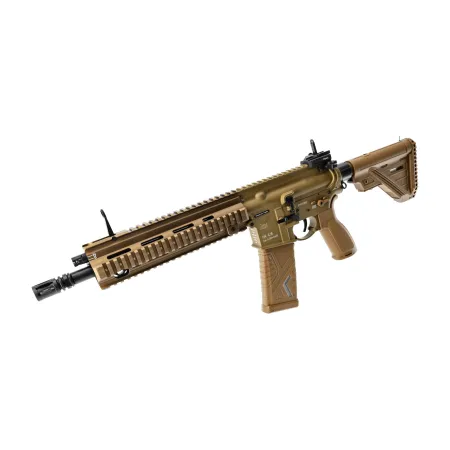 Replika karabinek ASG H&K Heckler&Koch HK416 A5 6 mm brązowa, full auto, elektryczna
