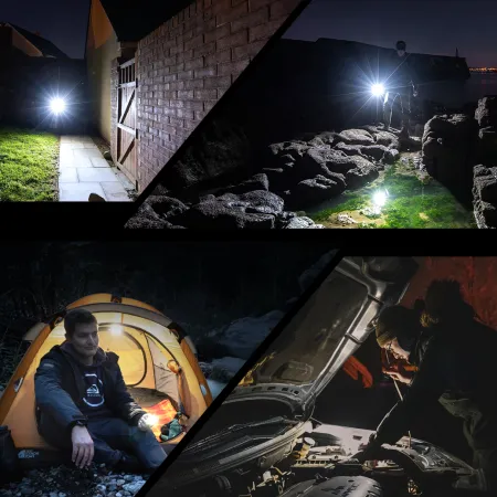 Latarka LED Fenix E03R V2.0 szara
