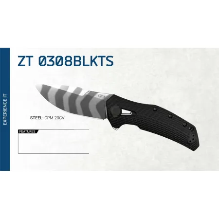 Nóż składany Zero Tolerance ZT 0308BLKTS