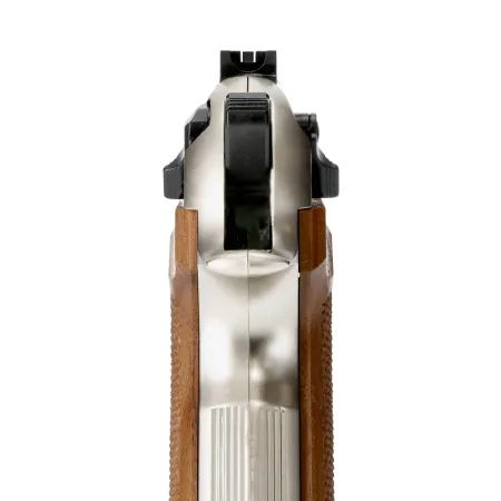 Pistolet wiatrówka Beretta M92 FS nickel/wood 4,5 mm Diabolo CO2