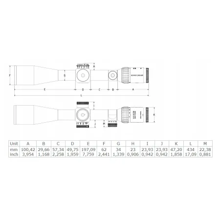 Luneta celownicza Schmidt&Bender PM II High Power LP 5-45x56 czarna
