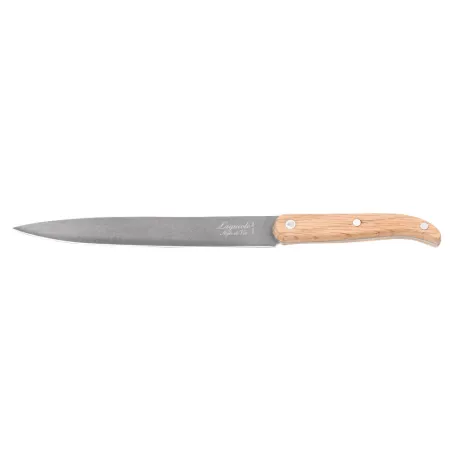 Komplet noży Laguiole Oak wood Stonewash z blokiem magnetycznym