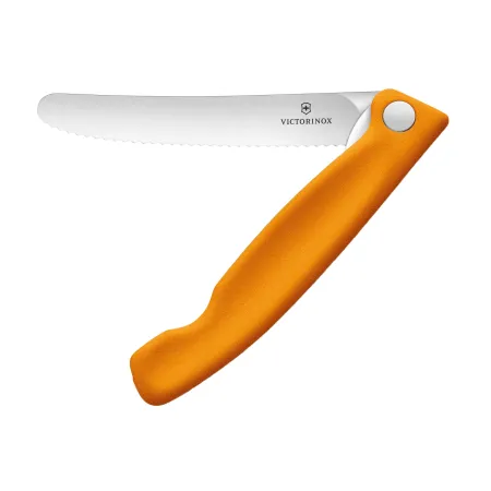 Nóż Victorinox Swiss Classic 6.7836.F9B ząbkowany, pomarańczowy, składany