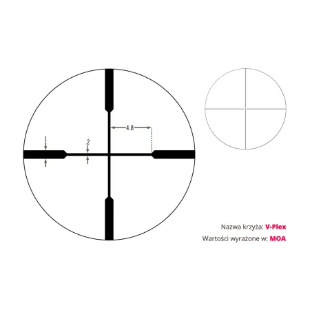 Luneta celownicza Vortex Diamondback 3-9x40 1'' BDC/V-Plex