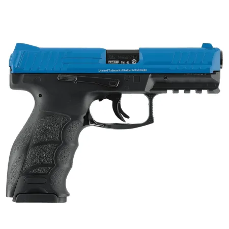 Pistolet na kule gumowe RAM Heckler&Koch T4E SFP9 kal. 43 CO2 z niebieskim zamkiem