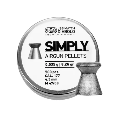 Śrut diabolo JSB Simply 4,5 mm 500 szt. 0,535 g