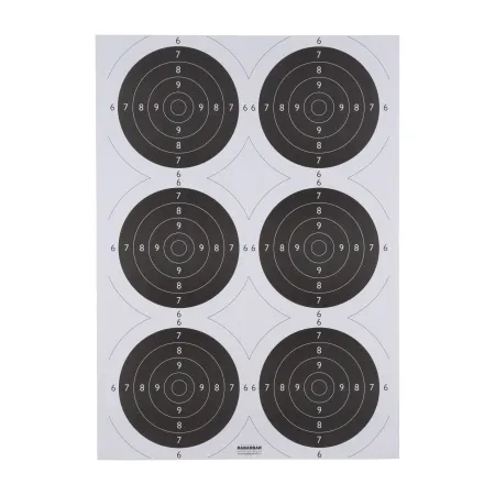 Tarcza strzelecka TS-2x6 trening - pakiet 50 szt.
