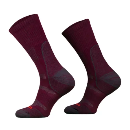 Skarpety turystyczne Comodo lekkie bordowe