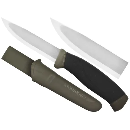 Nóż Morakniv Companion MG oliwkowy stal węglowa