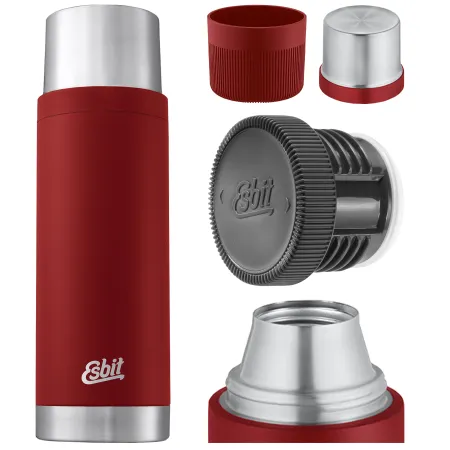 Termos Esbit Sculptor Vacuum Flask 1 l burgund