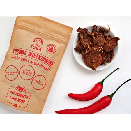 Wołowina suszona Toba habanero 30 g