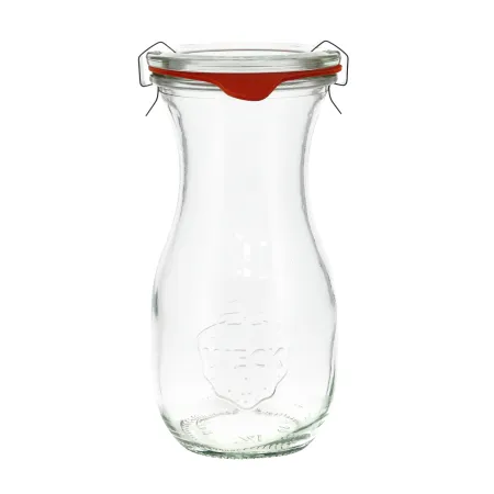 Butelka Weck Saftflasche z pokrywką, uszczelką i 2 zapinkami 290 ml 6 szt.
