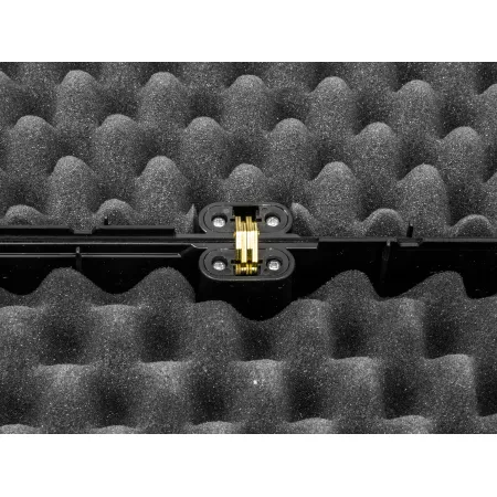 Kufer na bron Megaline czarny 110x25x11 cm szyfr