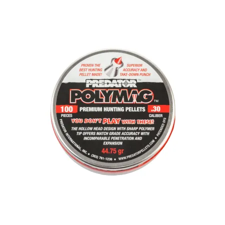 Śrut diabolo JSB Polymag Predator 7,62 mm 100 szt.