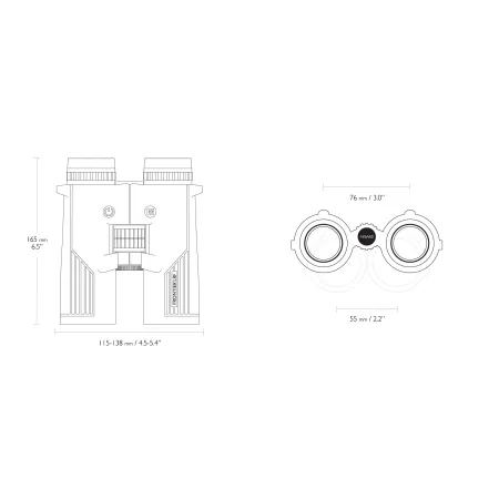 Lornetka z dalmierzem Hawke Frontier LRF 1800 8x42