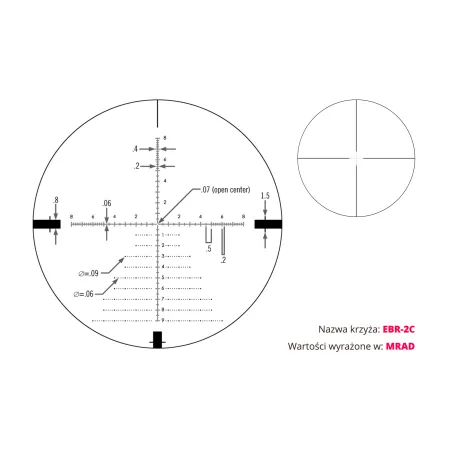 Luneta celownicza Vortex Diamondback Tactical 4-16x44 FFP 30 mm AO EBR-2C