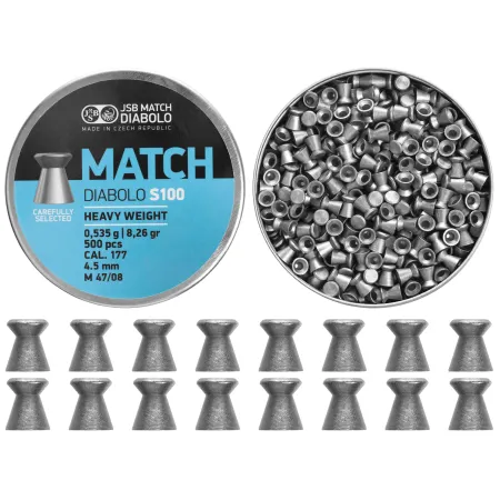 Śrut diabolo JSB Match Heavy S100 4,50/500