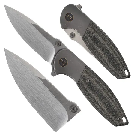 Nóż składany WE Knife Nitro Mini WE22015-3 gray / black micarta