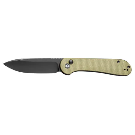 Nóż składany Civivi Button Lock Elementum C2103B olive micarta