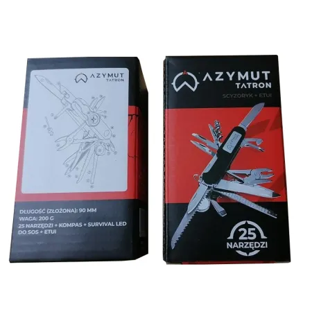 Scyzoryk Azymut Tatron czarny z kaburą