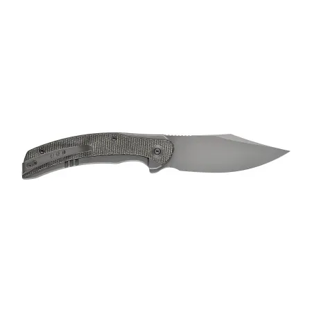 Nóż składany WE Knife Snick WE19022F-5 gray / dark green micarta
