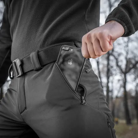 Spodnie taktyczne M-Tac soft shell Vent czarne