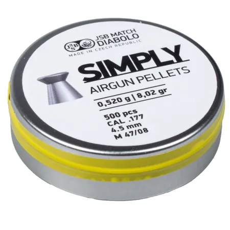 Śrut diabolo JSB Simply 4,5 mm 500 szt. 0,520 g