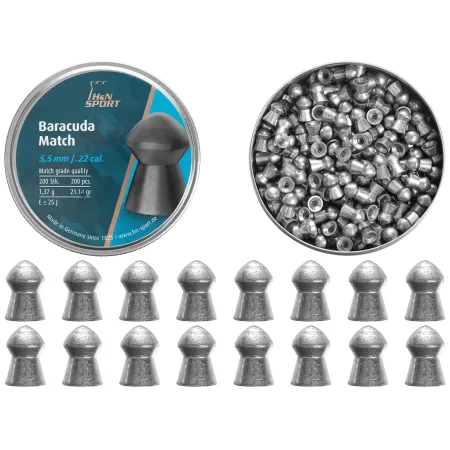 Śrut diabolo H&N Baracuda Match 5,51 mm 200 szt.