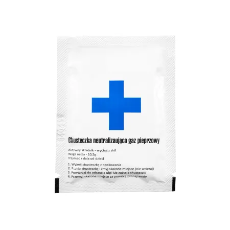 Chusteczka do neutralizacji gazu pieprzowego 1 szt.
