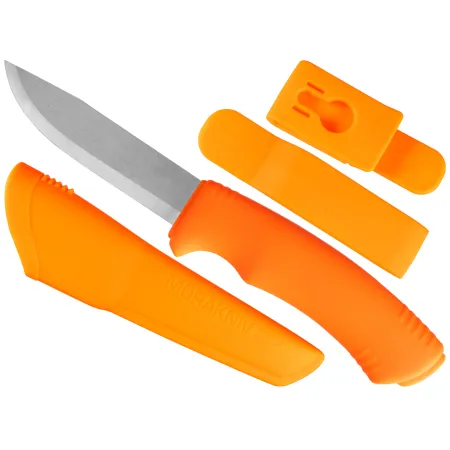 Nóż Morakniv Bushcraft pomarańczowy stal nierdzewna