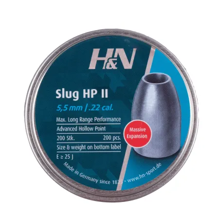 Śrut diabolo H&N Slug HP II 5,51 mm 200 szt.