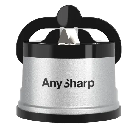 Zestaw ostrzałka AnySharp classic srebrna plus mini nożyczki