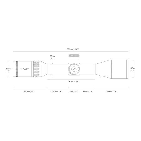 Luneta celownicza Hawke SideWinder 30 4-16X50 SR Pro Gen II