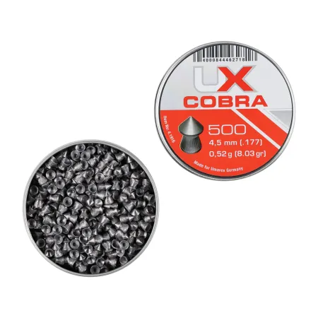 Śrut diabolo Umarex Cobra Pointed Ribbed 4,5/500
