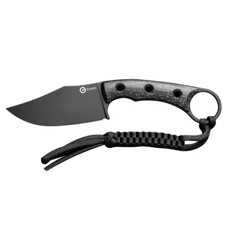 Nóż o stałej klindze Civivi Midwatch C20059B-1 black burlap micarta