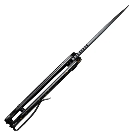 Nóż składany Civivi Elementum C907C-DS1 shredded carbon fiber / golden  black