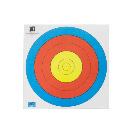 Tarcza papierowa 40 cm JVD FITA WA 6 pierścieni 3 kolory