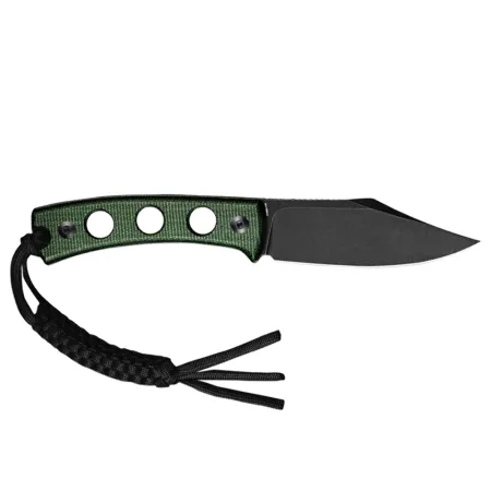 Nóż o stałej klindze Sencut Waxahachie SA11C green micarta