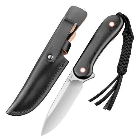 Nóż o stałej klindze Civivi Elementum C2104A black / red