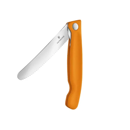 Nóż Victorinox Swiss Classic 6.7836.F9B ząbkowany, pomarańczowy, składany