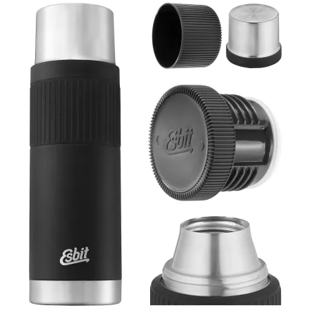 Termos Esbit Sculptor Vacuum Flask sleeve 1 l czarny