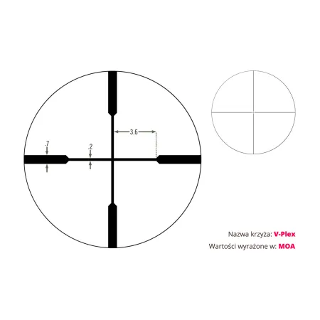 Luneta celownicza Vortex Diamondback 4-12x40 1'' BDC