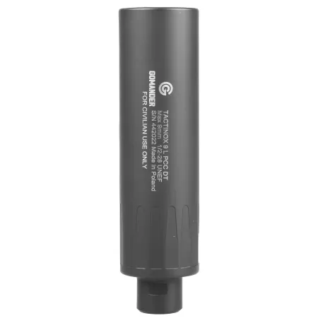 Tłumik do broni Gomander Tactinox 9 L PCC DT nienasuwany M18X1 49 mm stal czarny